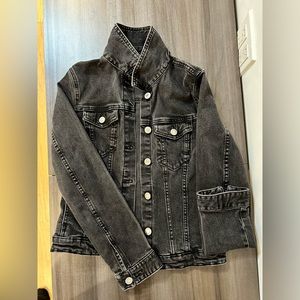 ZARA Black Denim Jacket (US Small)